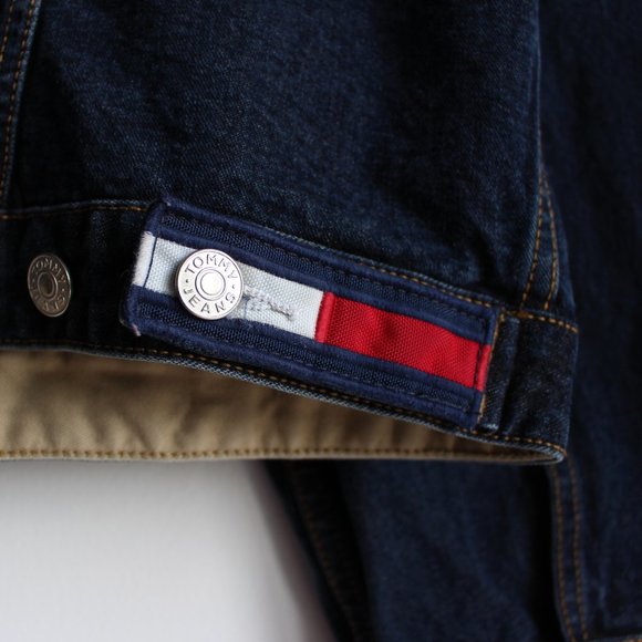 Vintage Dark Blue Tommy Jeans Denim Jacket - Picture 7 of 8